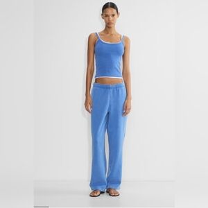 Aritzia Blue Track Pants - Straight Leg Joggers